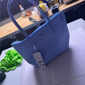 Lacoste Women's Light Blue Tote